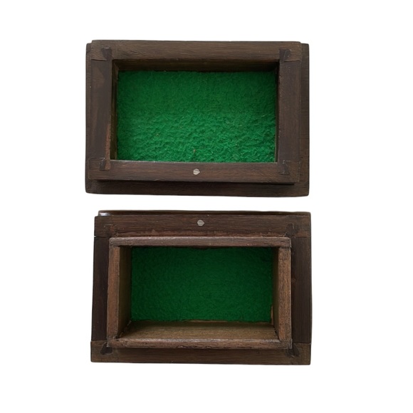 Handmade Wooden Box with Bone Inlay - Picture 2 of 10